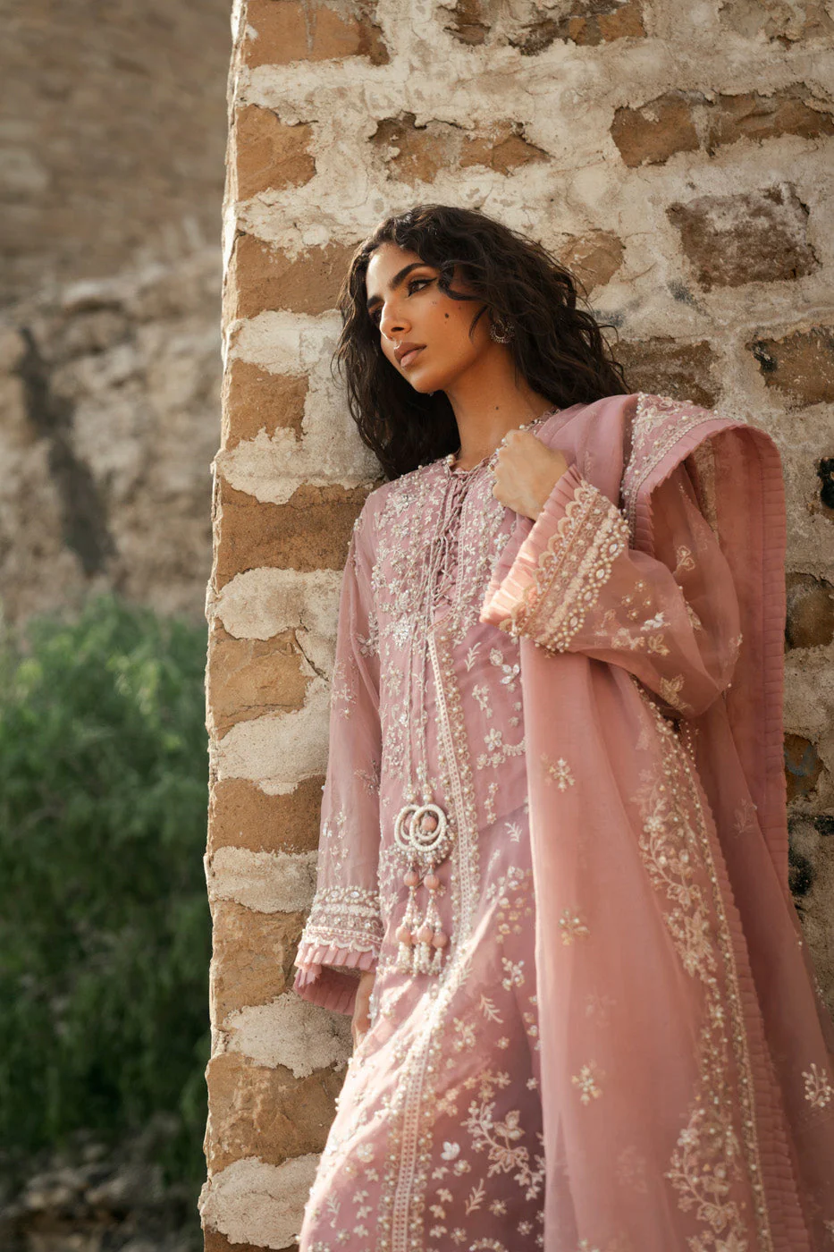 Alkaram LW-13-25-Rouge-Pink Hello Winter Woman 2026 - Image 2