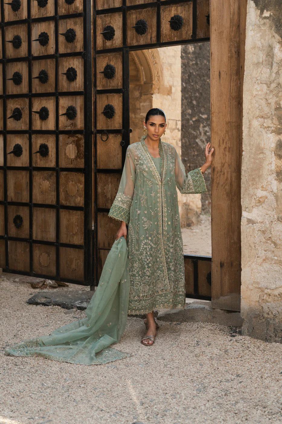 Alkaram LW-15-25-Sage-Green Hello Winter Woman 2026
