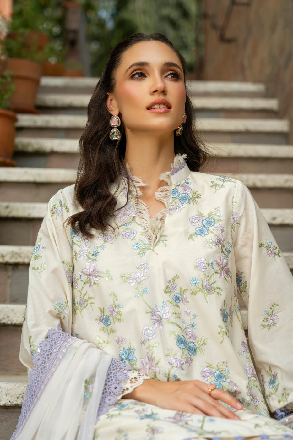 Alkaram M-09-26-offwhite Meraki 2026 - Image 2