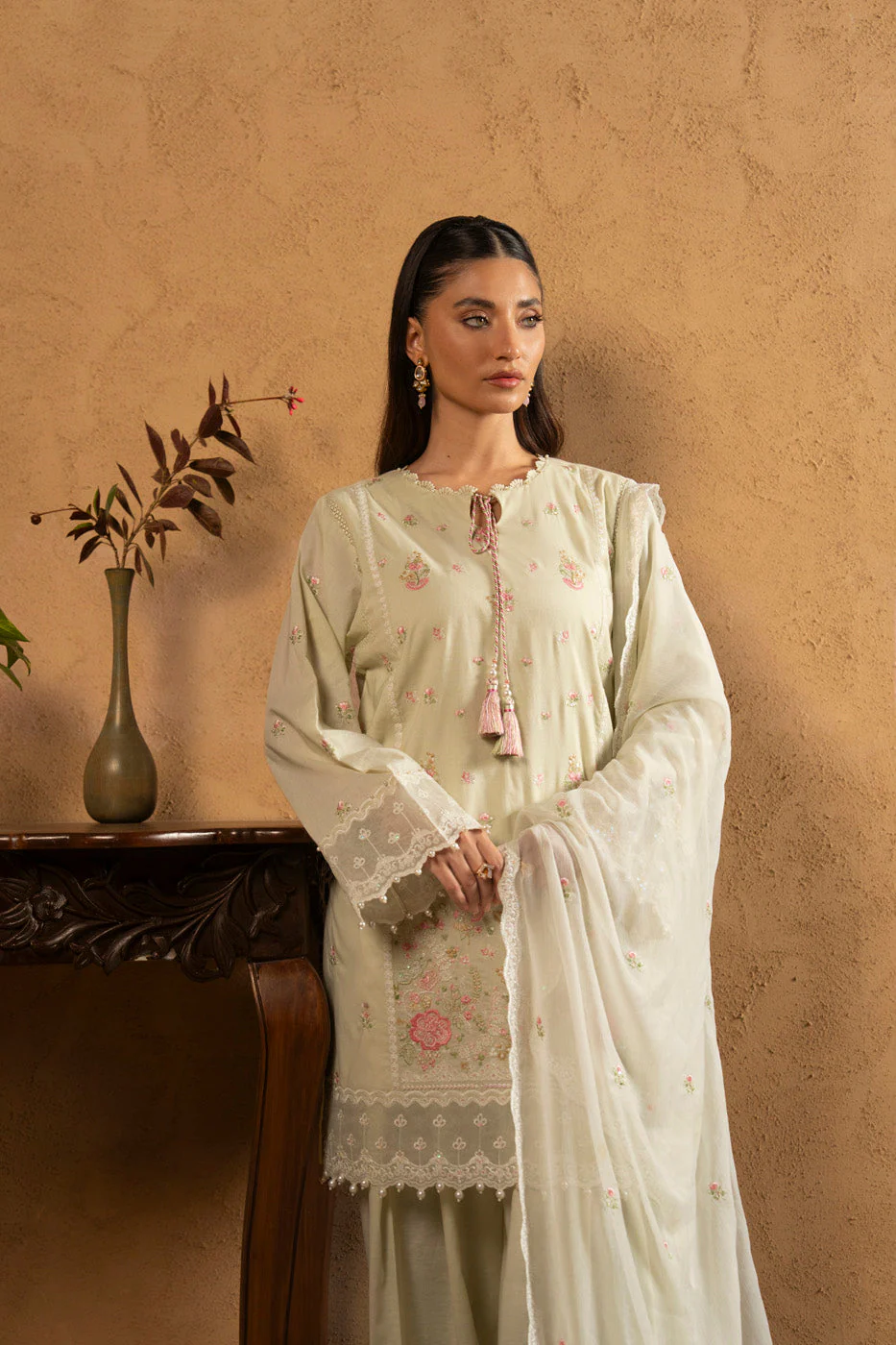 Alkaram M-18-26-Beige Meraki 2026 - Image 2