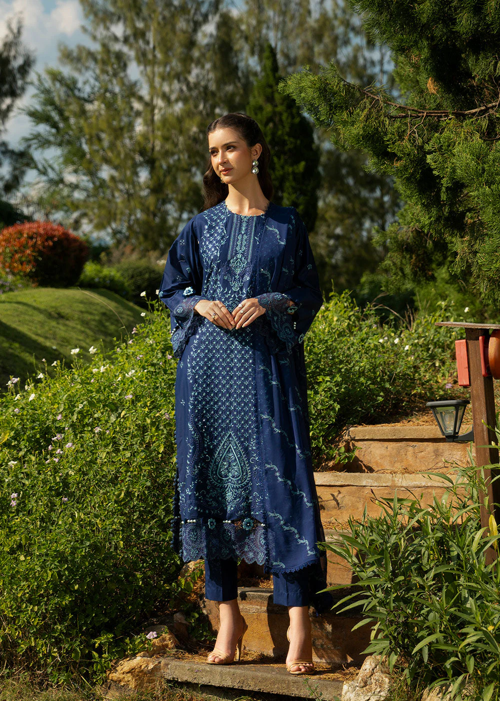 Alkaram M-22-26-NavyBlue Meraki 2026
