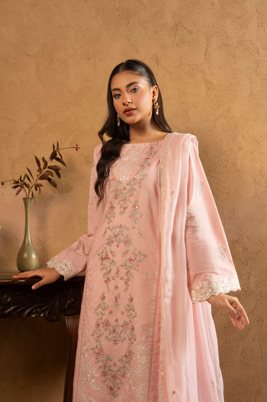 Alkaram M-25-26-Baby_Pink Meraki 2026 - Image 2