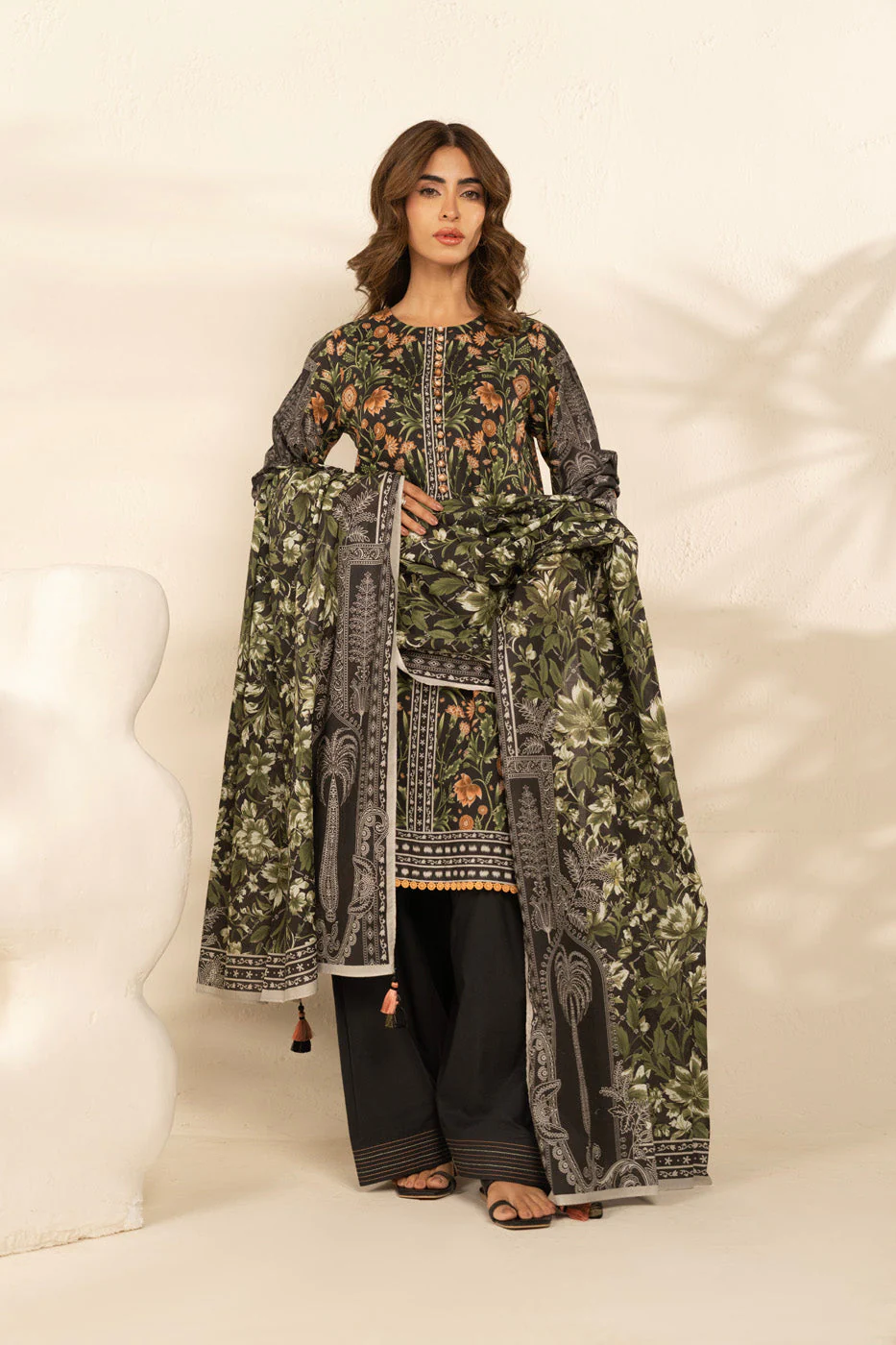 AlKaram Ms 146 1 26 Black Spring Summer 2026