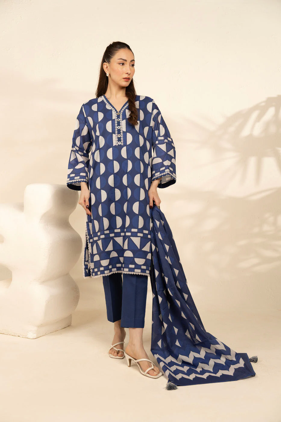 AlKaram Ms 180 26 Blue Spring Summer 2026