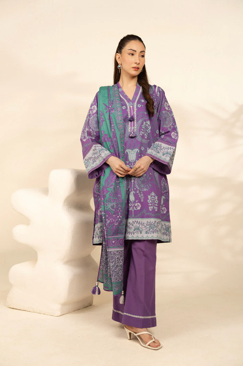 AlKaram Ms 185 26 Purple Spring Summer 2026