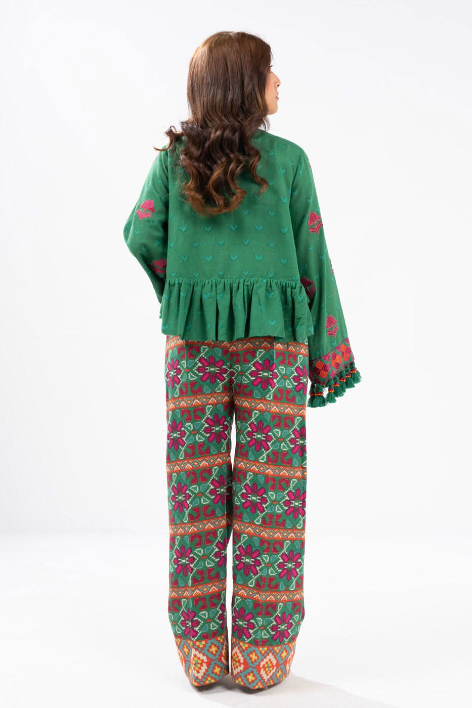 Alkaram PF-11-1-24-Green  Mid Summer Collection 2024 - Image 2