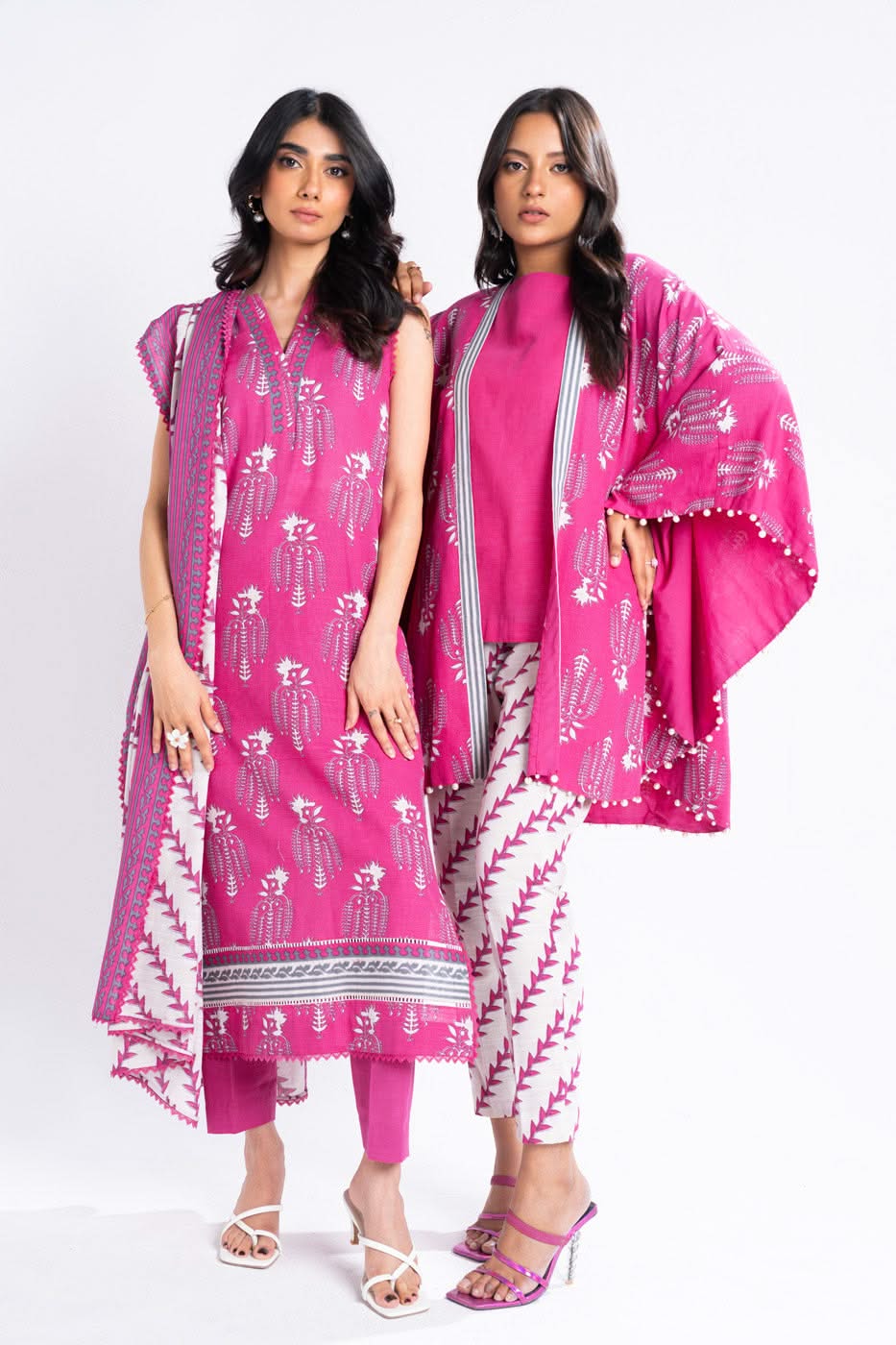 Alkaram PF-22-24-Pink  Mid Summer Collection 2024 - Image 2