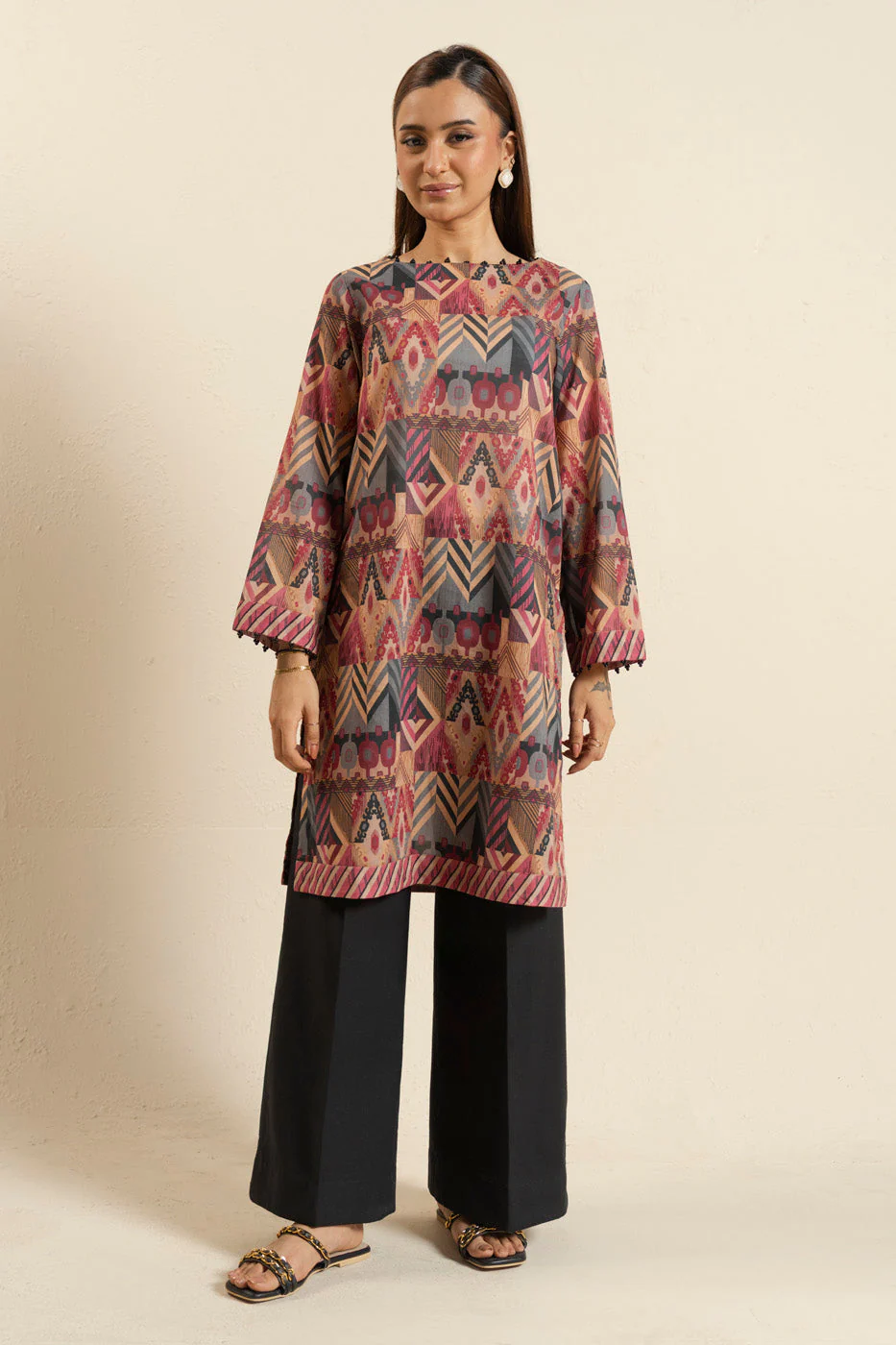 AlKaram Rts Trouser T 1 Black Spring Summer 2026