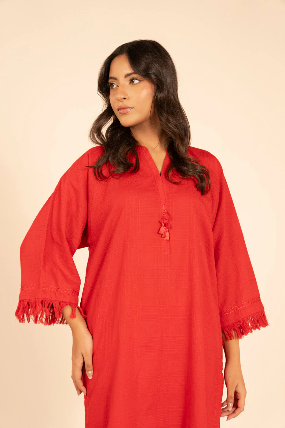 Alkaram SD2P25-7-513-Red Hello Winter Woman 2026 - Image 2