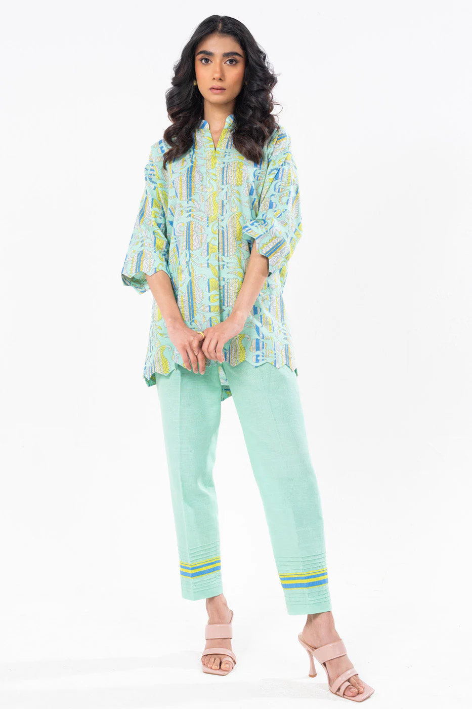Alkaram SLR-6-24-7-Turquoise Winter Collection 2024