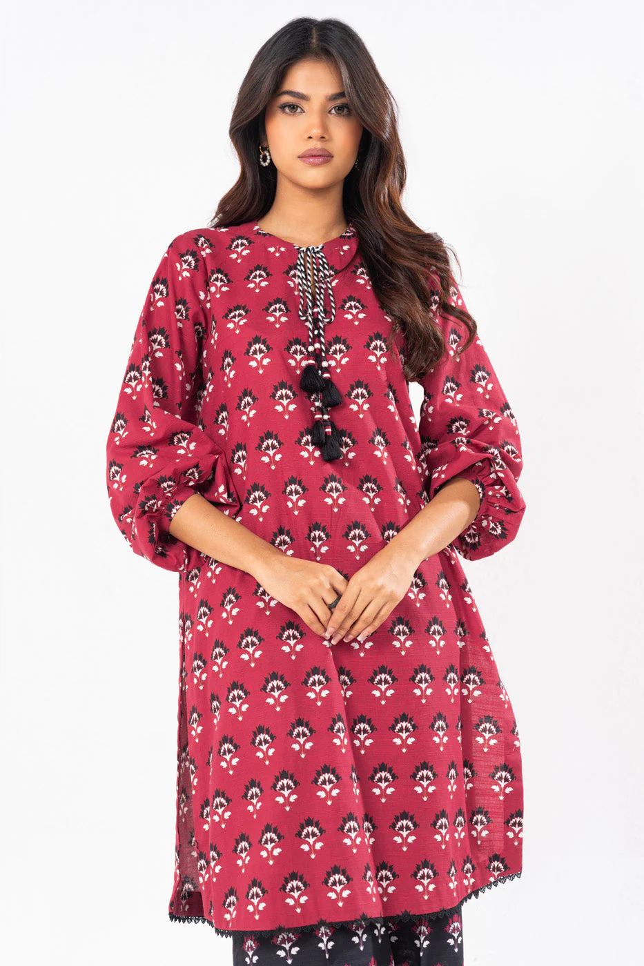 Alkaram SLR-73-24-7-Coral  Winter Collection 2024 - Image 2