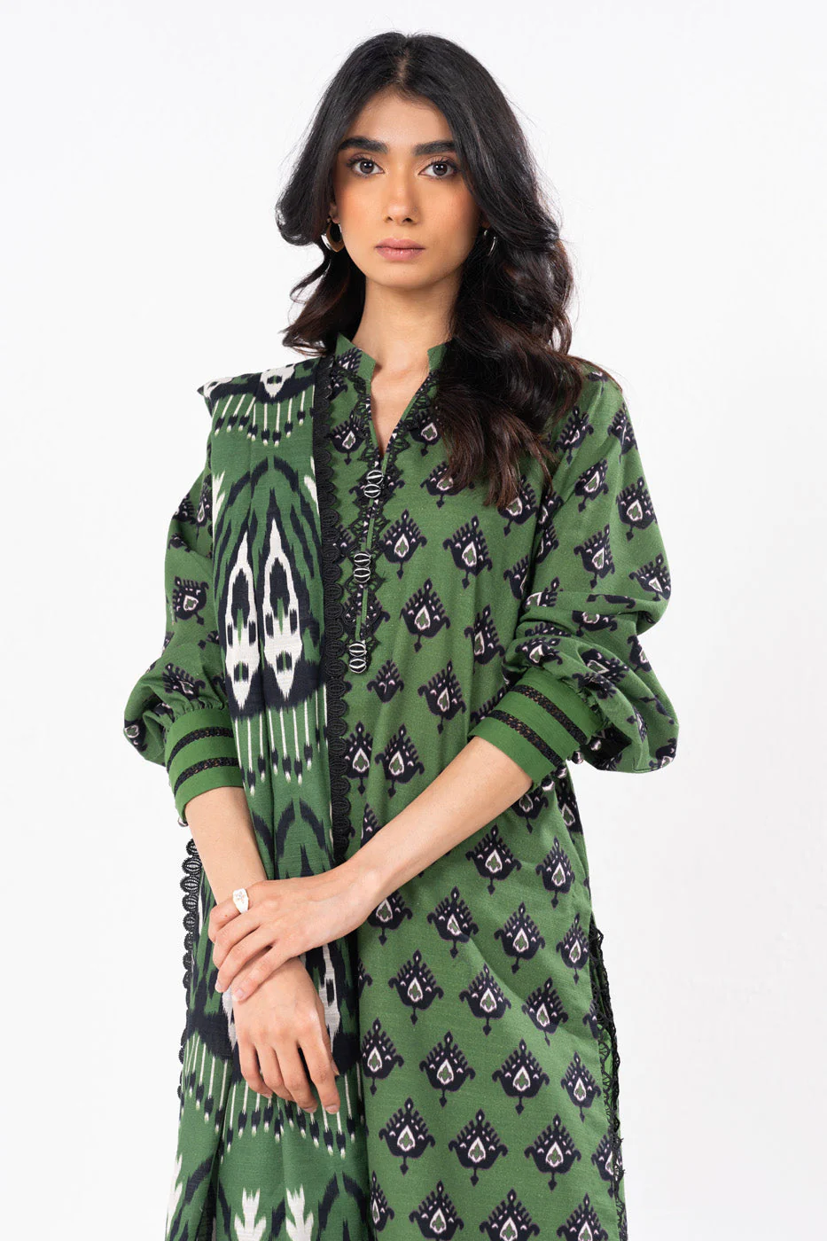 Alkaram SLR-82-24-7-Blue  Winter Collection 2024 - Image 2