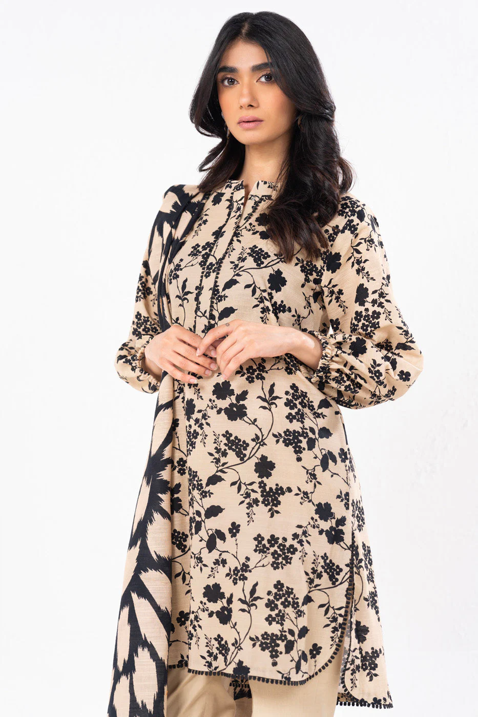 Alkaram SLR-84-24-7-Light Sage Winter Collection 2024 - Image 2