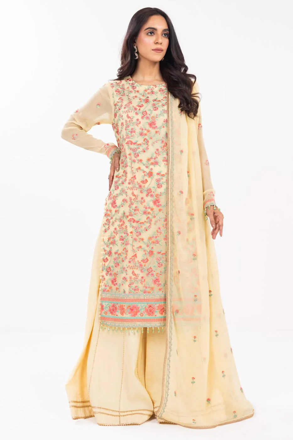 Alkaram Studio FC-21i-25-Yellow Festive Summer 2025