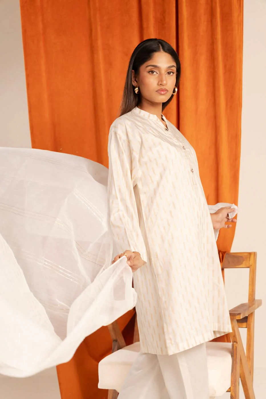 Alkaram Studio GFSU6081-Cream Husn-E-Eid 2025 - Image 2