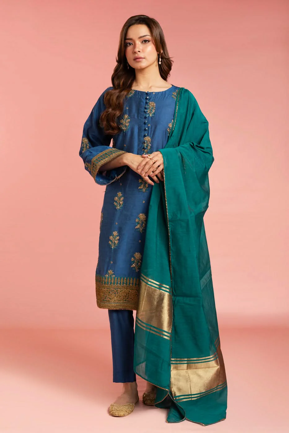 Alkaram Studio GFSU6112-Blue Husn-E-Eid 2025
