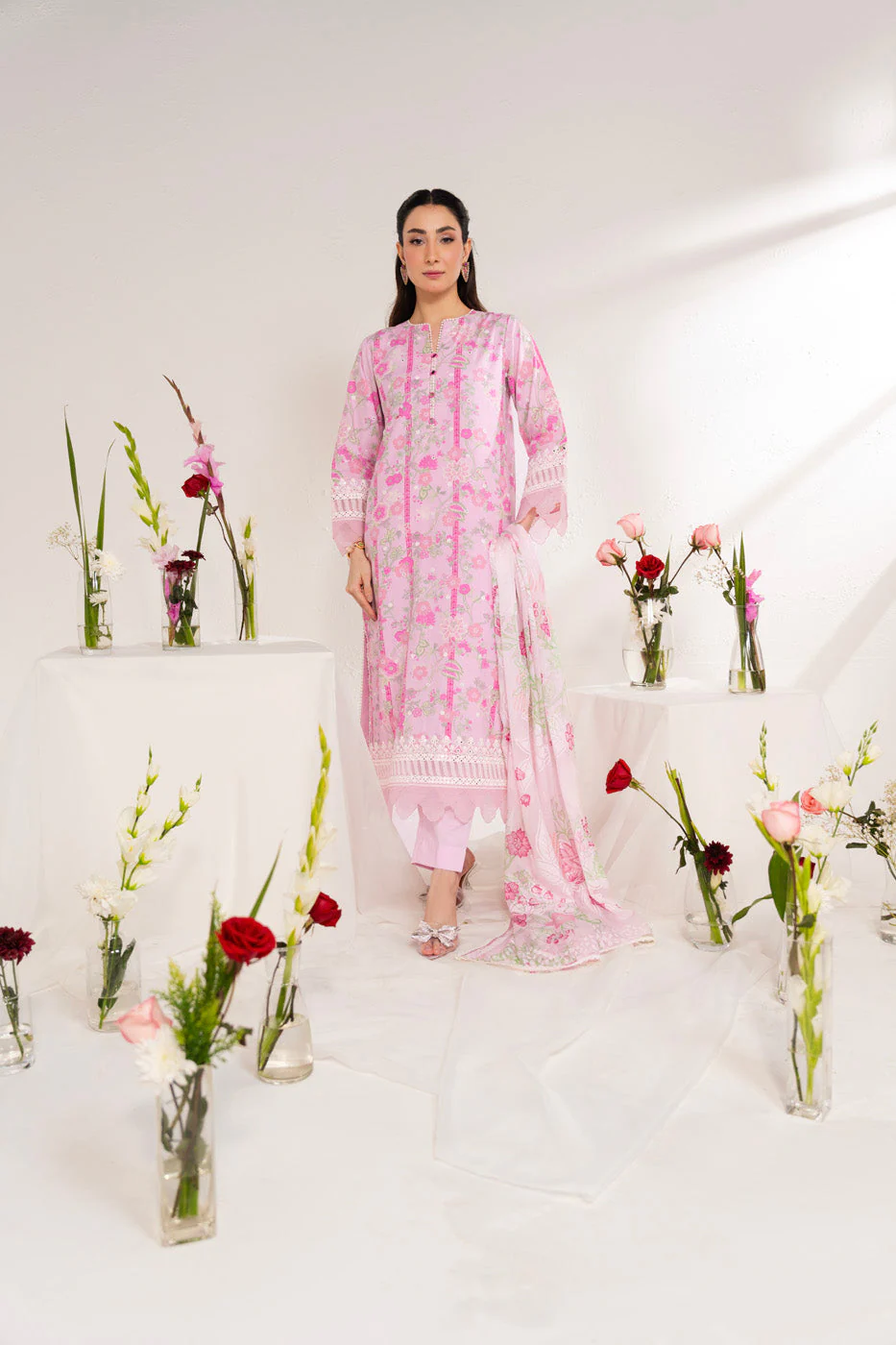 Alkaram Studio LL-06-25-1-Lavender Luxury Lawn Summer 2025 - Image 2