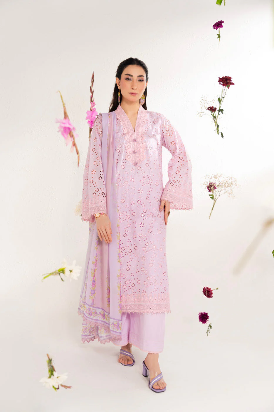 Alkaram Studio LL-15-25-1-Lilac Luxury Lawn Summer 2025