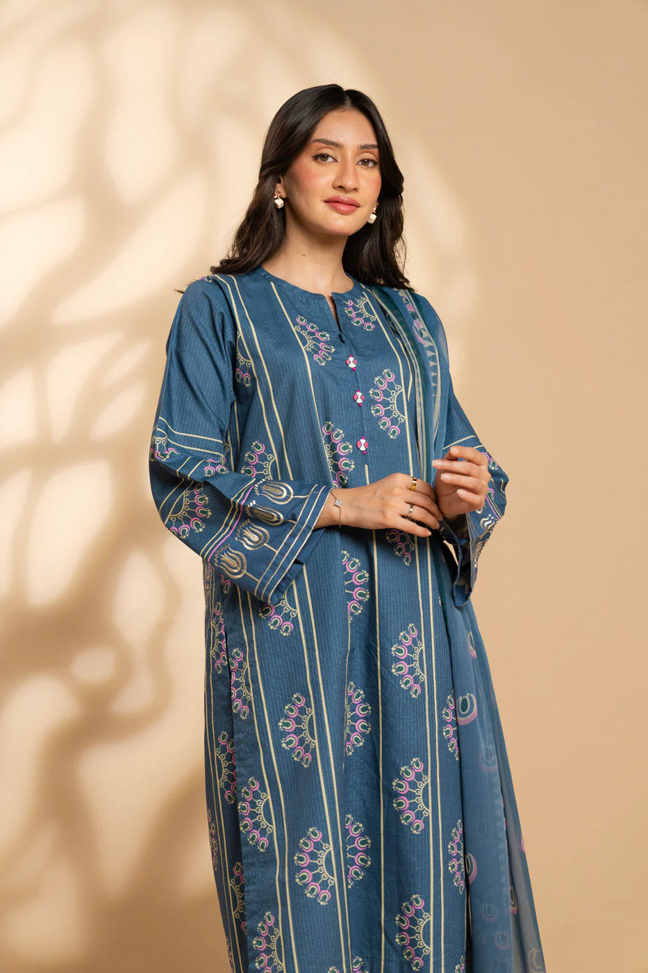 Alkaram WSPE3P25-6-381-Blue Hello Winter Woman 2026 - Image 2