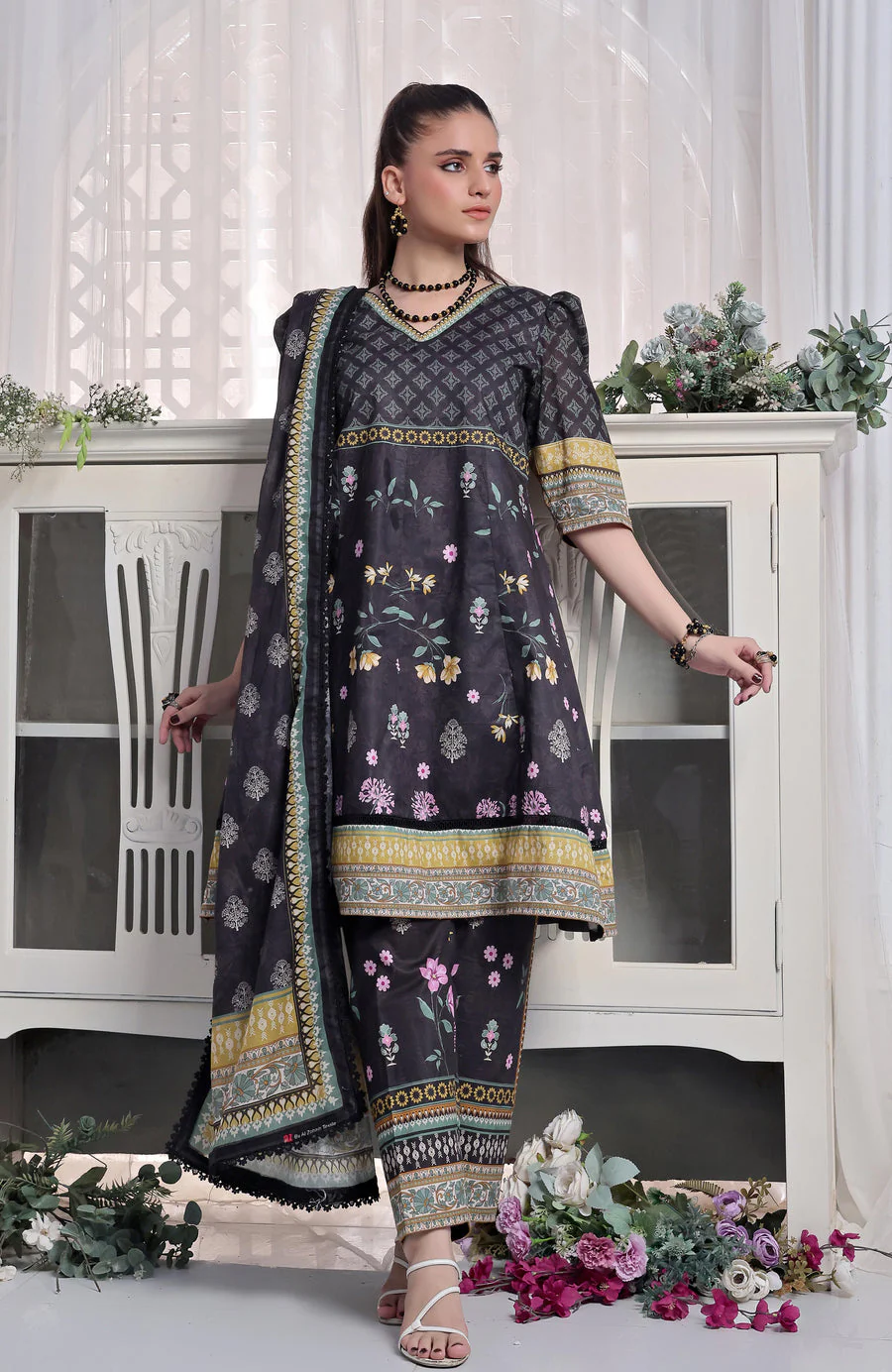 Alzohaib CC-4-25-07 Coco Cords Digital Printed Vol-4 2025