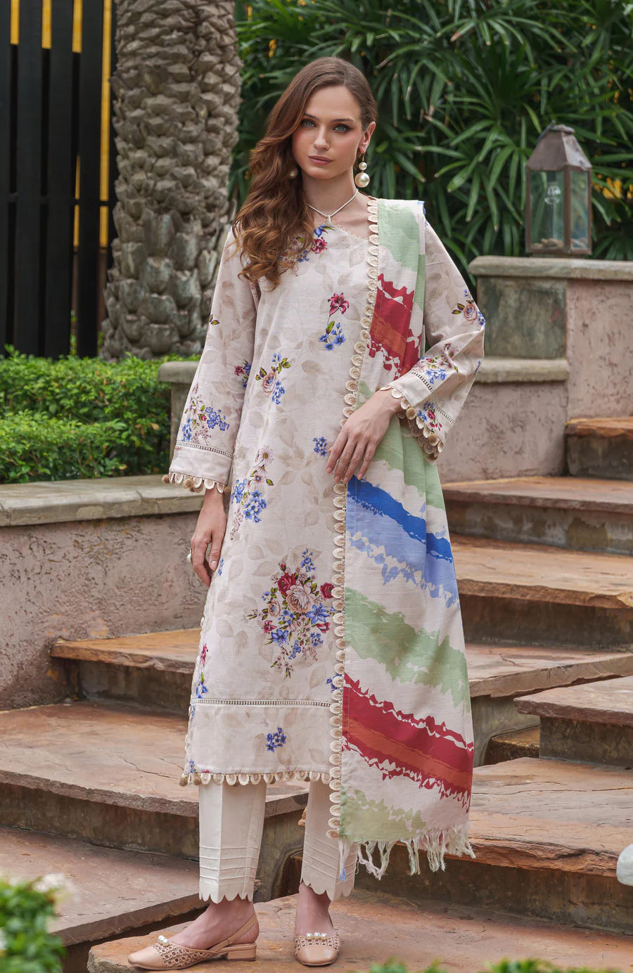 Alzohaib CDK-25-04 Colors Digital Printed Khaddar Edit 2025 - Image 2