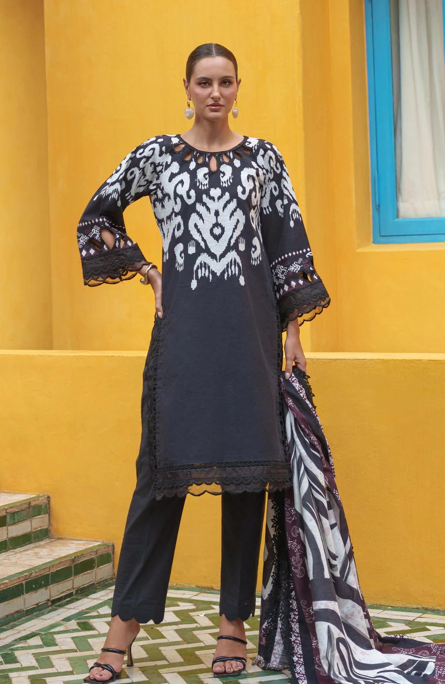 Alzohaib CDK-25-10 Colors Digital Printed Khaddar Edit 2025
