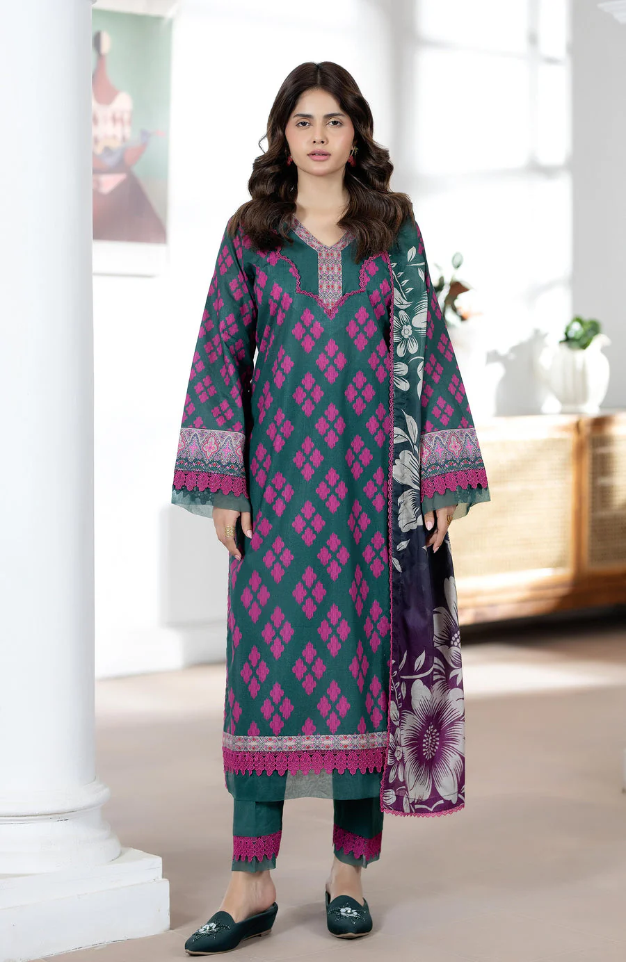 Alzohaib CDP-26-06 Colors Digital Printed Lawn 2026
