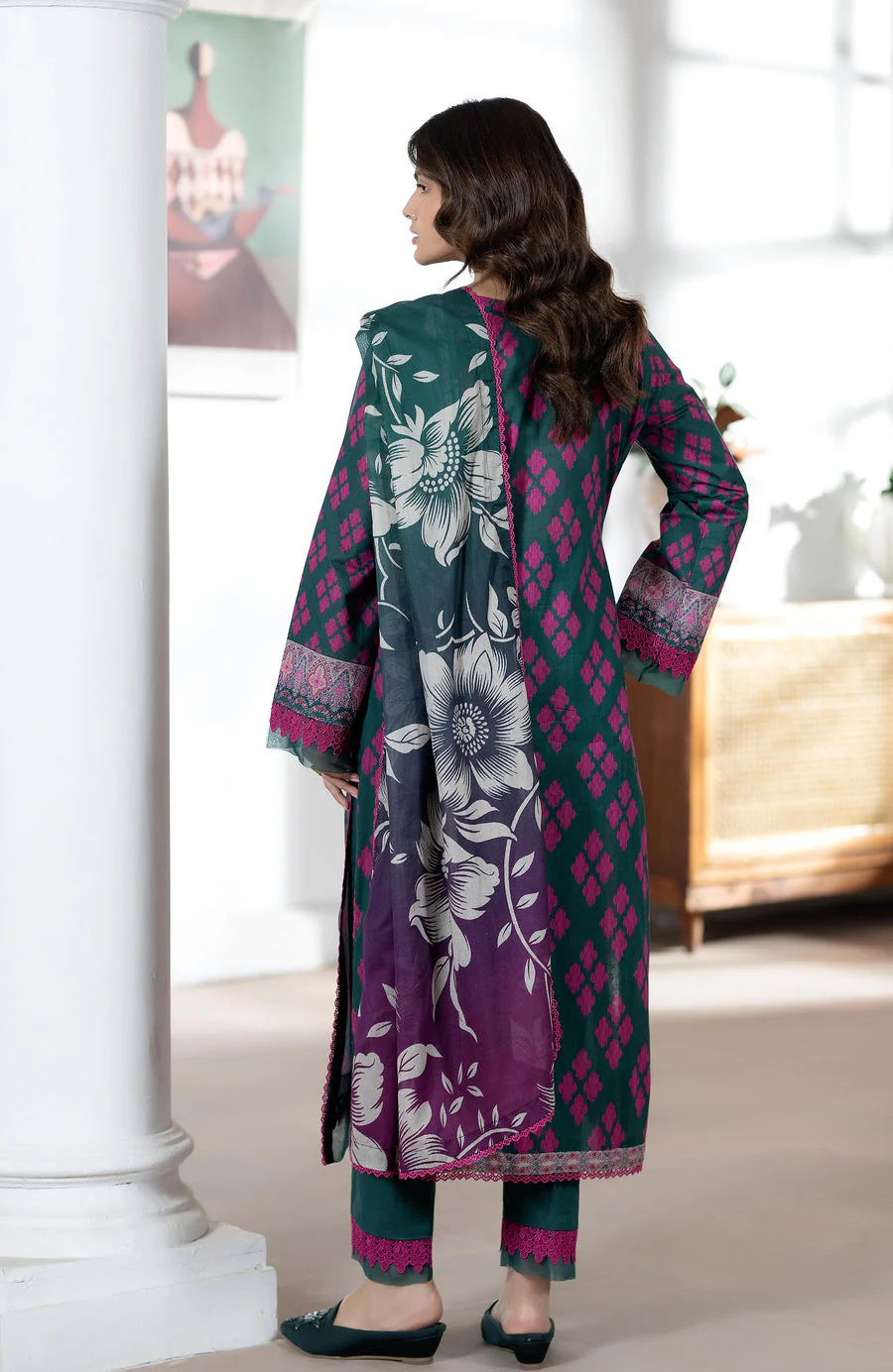 Alzohaib CDP-26-06 Colors Digital Printed Lawn 2026 - Image 2