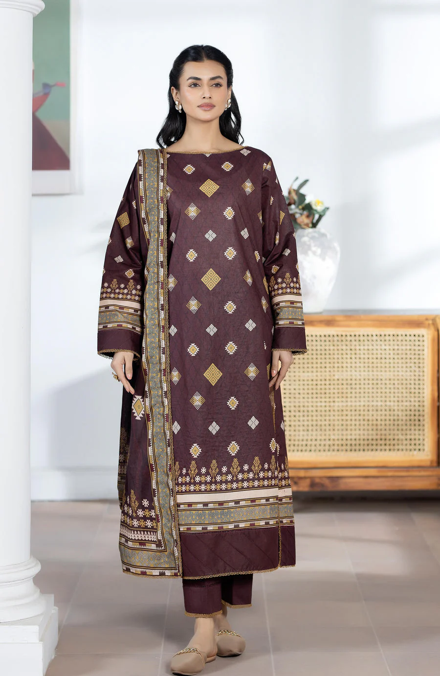Alzohaib CDP-26-08 Colors Digital Printed Lawn 2026