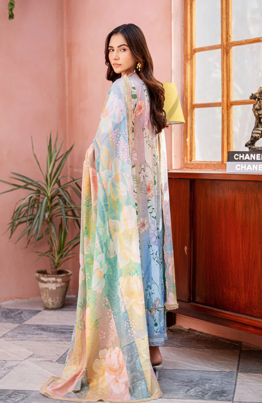 Alzohaib CPL-24-01 Cambric Prints Lawn 2025 - Image 2