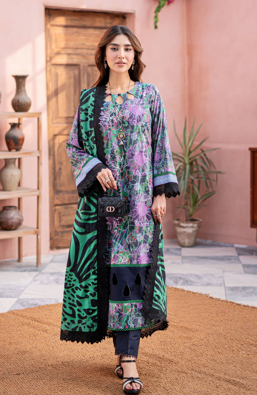Alzohaib CPL-24-06 Cambric Prints Lawn 2025