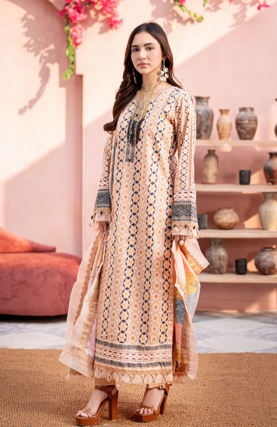 Alzohaib CPL-24-09 Cambric Prints Lawn 2025
