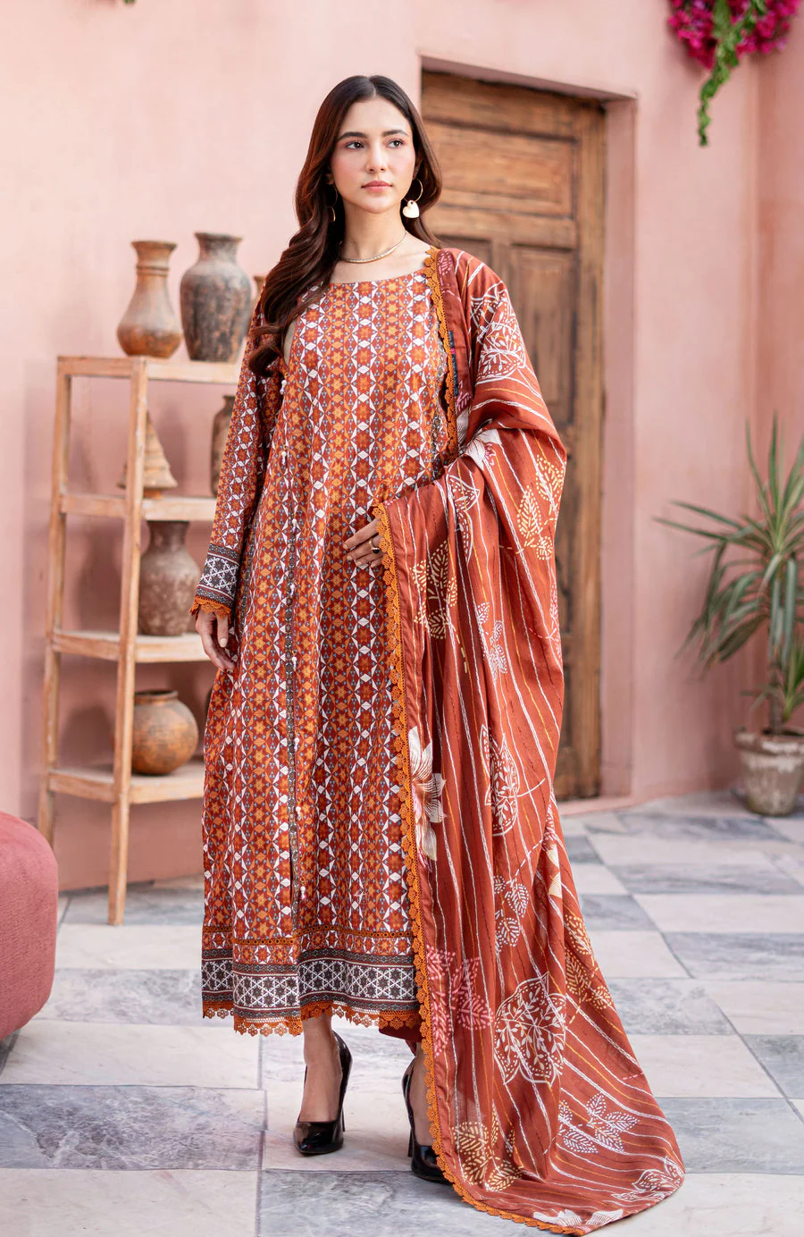Alzohaib CPL-24-12 Cambric Prints Lawn 2025