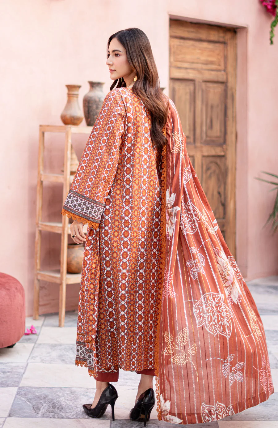 Alzohaib CPL-24-12 Cambric Prints Lawn 2025 - Image 2