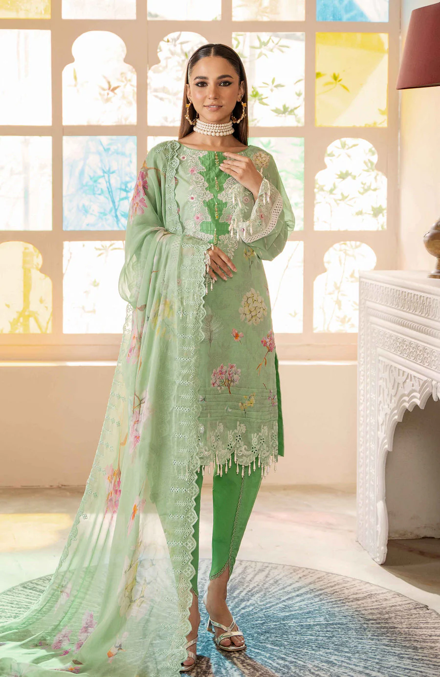 Alzohaib SBP-25-05 Sunshine Bloom Premium Lawn 2025