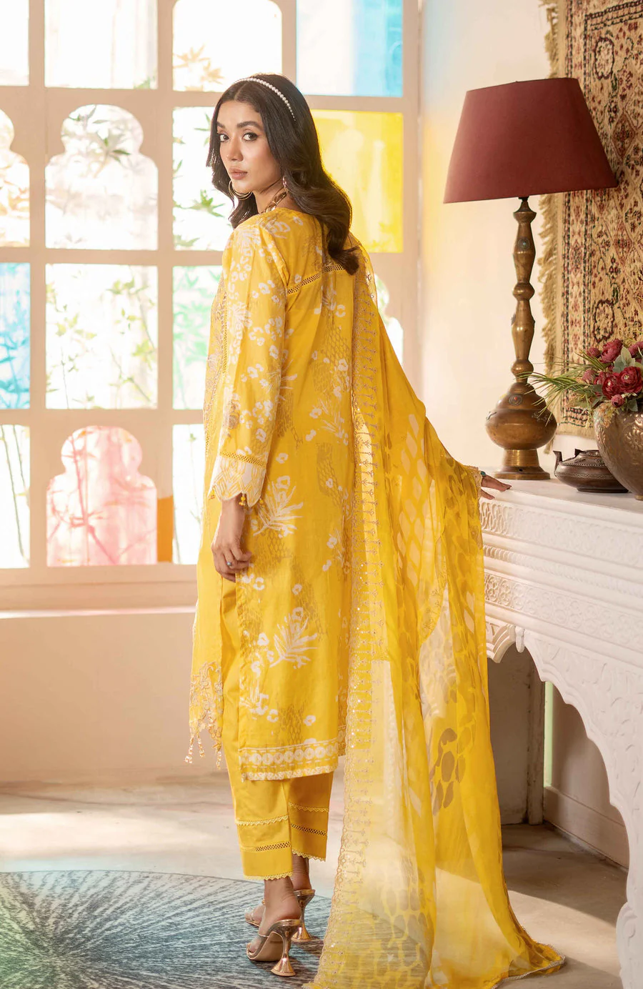 Alzohaib SBP-25-06 Sunshine Bloom Premium Lawn 2025 - Image 2