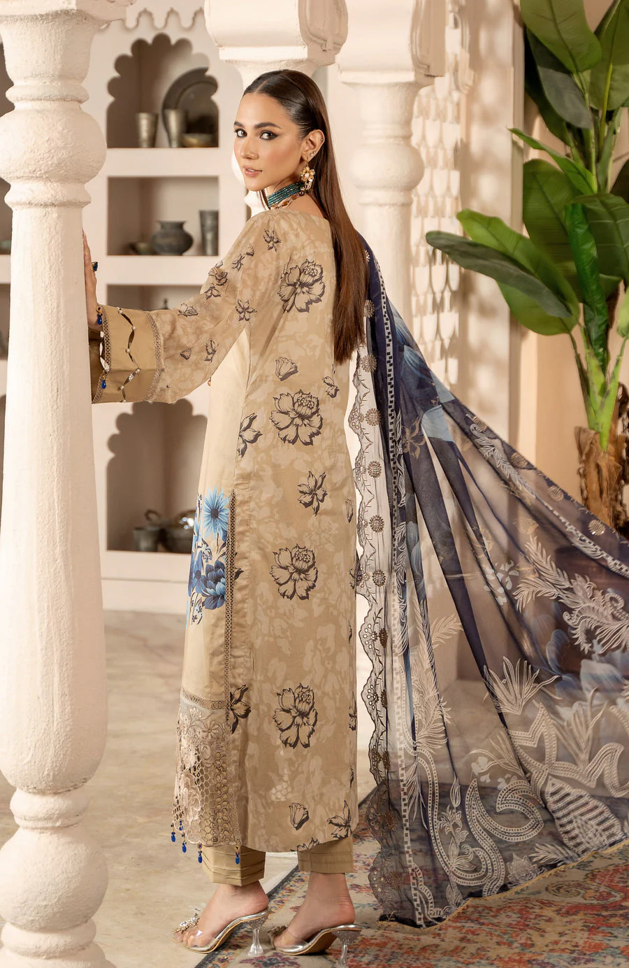 Alzohaib SBP-25-09 Sunshine Bloom Premium Lawn 2025 - Image 2