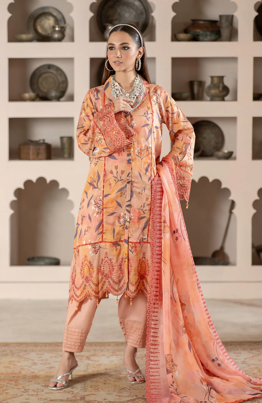 Alzohaib SBP-25-11 Sunshine Bloom Premium Lawn 2025
