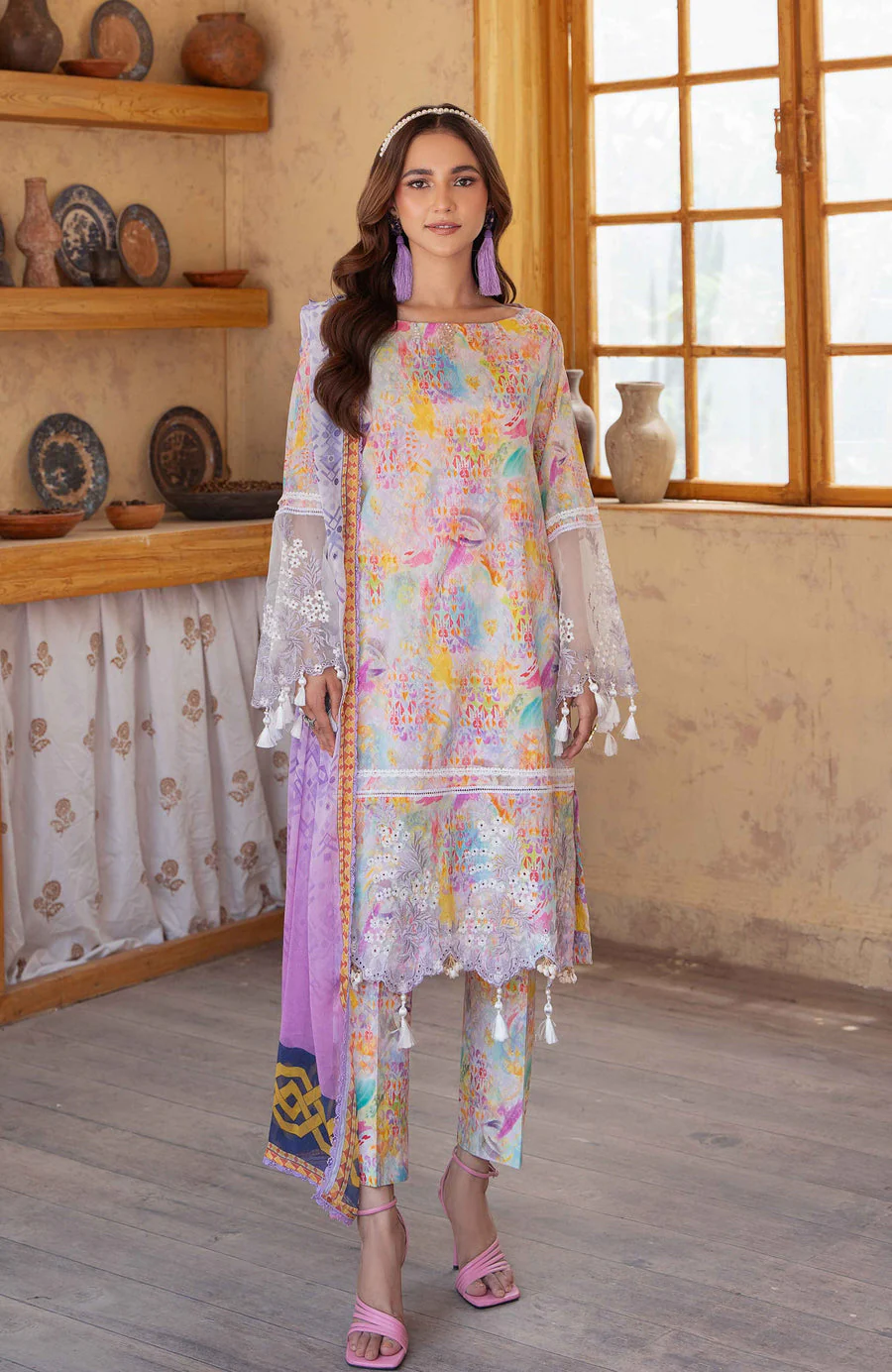 Alzohaib SPK-25-09 Sunshine Bloom Printkari 2025