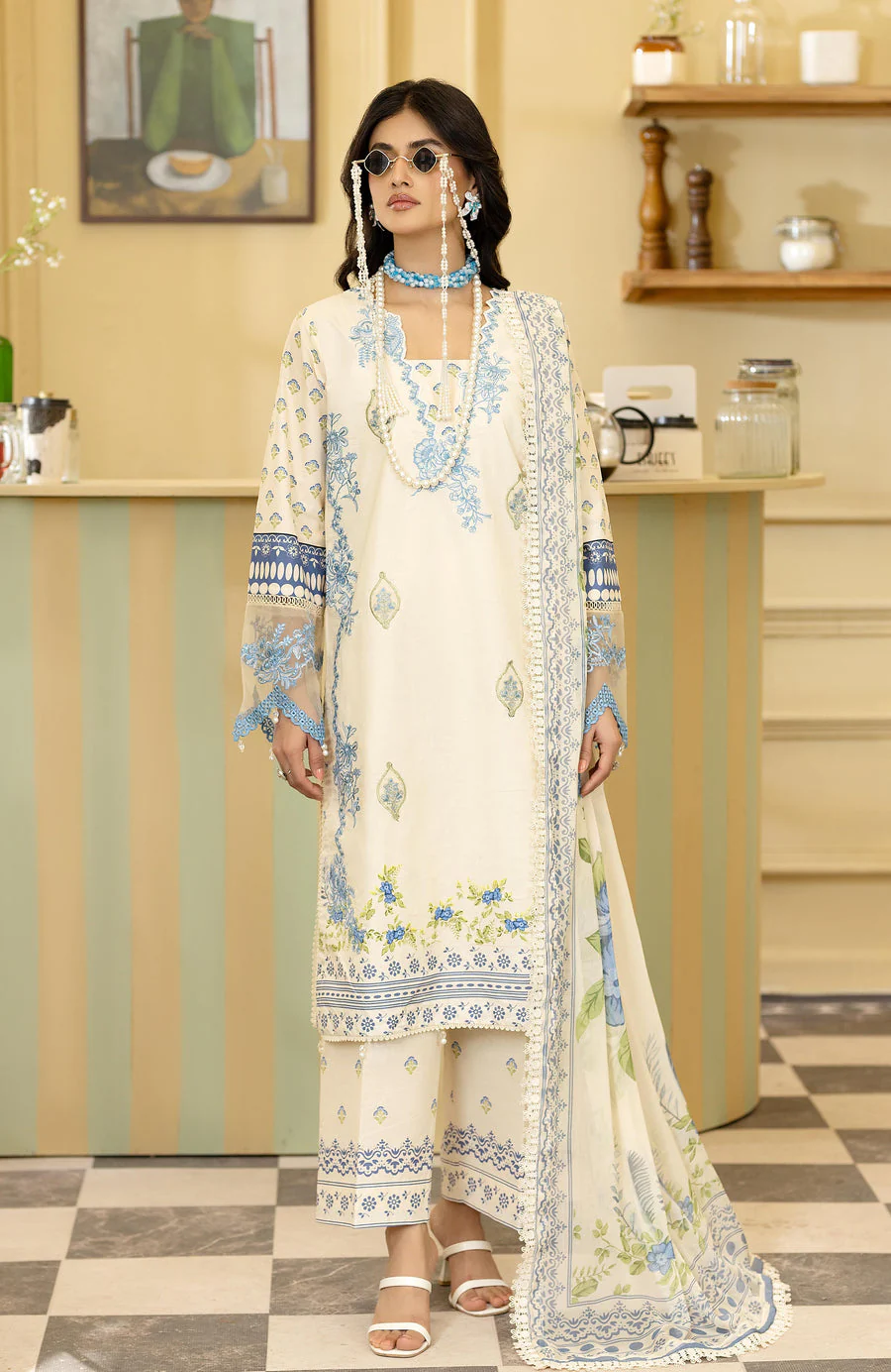 Alzohaib SPK-26-04 Printkari Cutwork Applique Embroideries Edition 2026