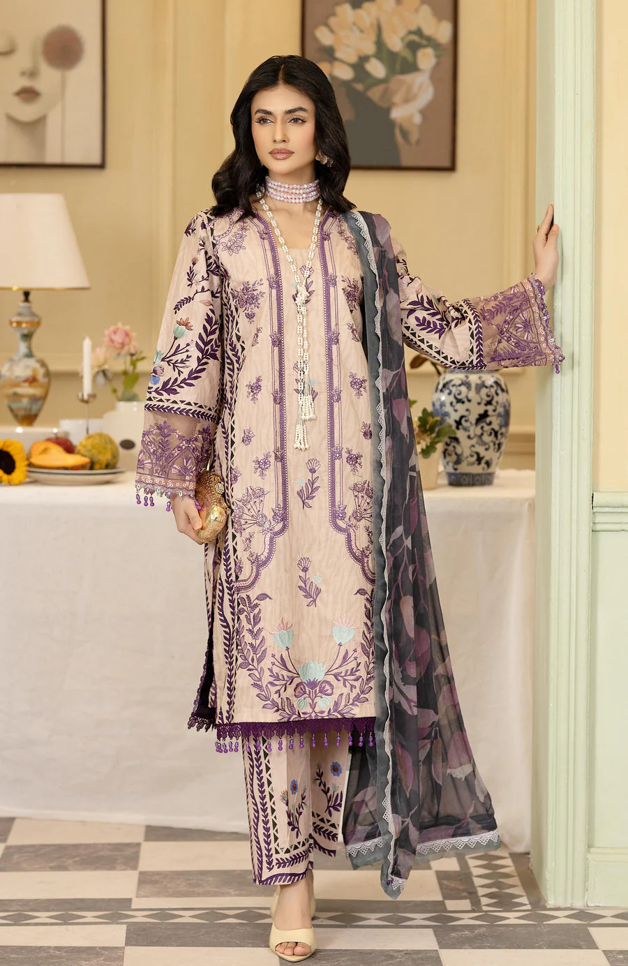 Alzohaib SPK-26-06 Printkari Cutwork Applique Embroideries Edition 2026
