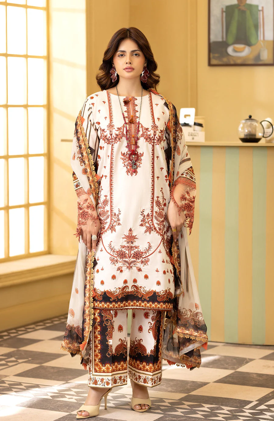 Alzohaib SPK-26-11 Printkari Cutwork Applique Embroideries Edition 2026