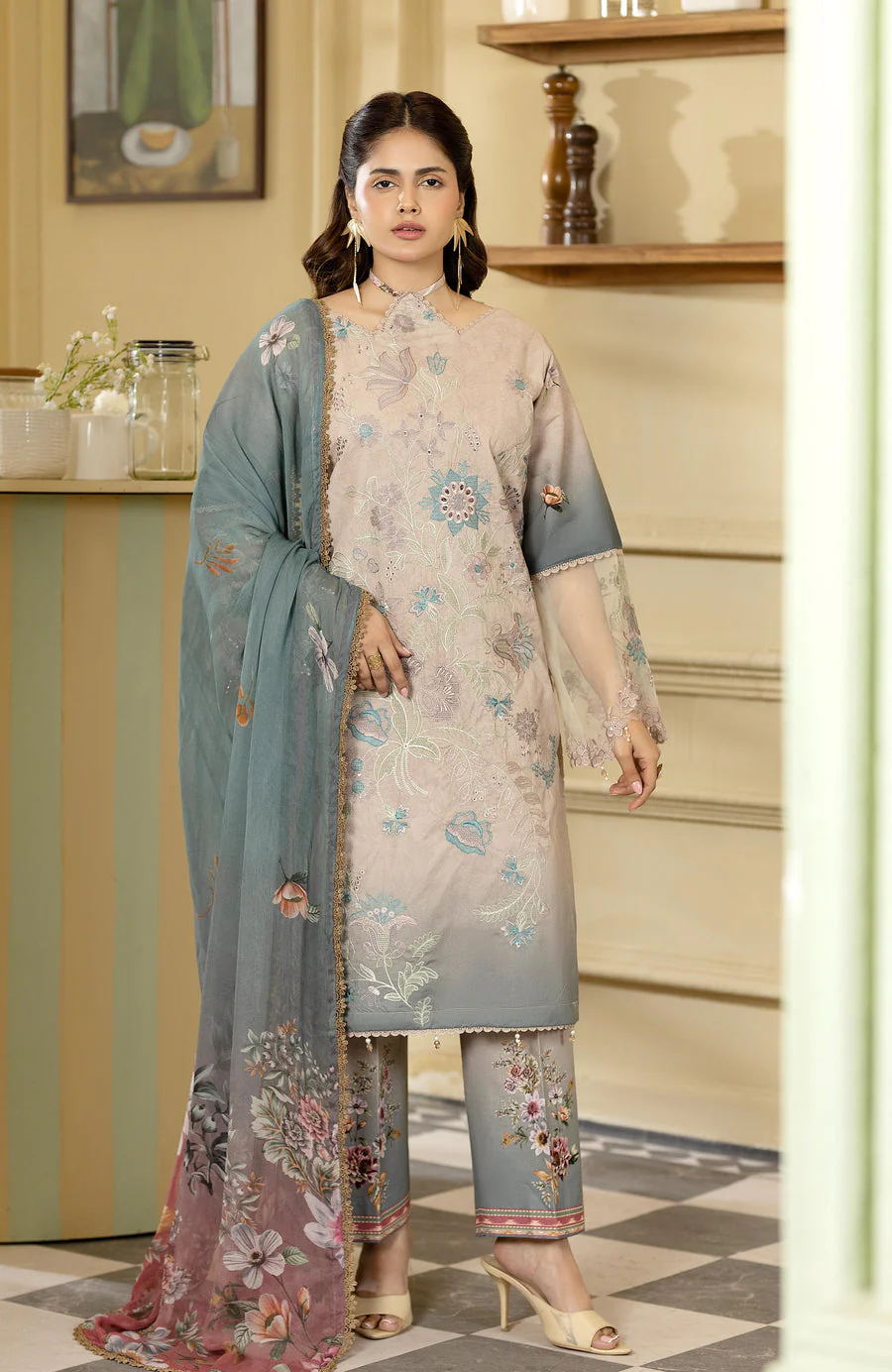 Alzohaib SPK-26-12 Printkari Cutwork Applique Embroideries Edition 2026