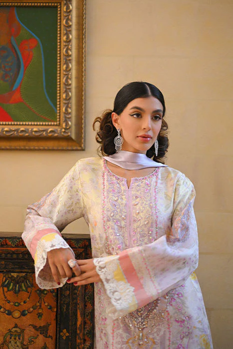 Ansab Jahangir Ciel Kaftan Secrets And Silk Eid Silks 2025 - Image 2