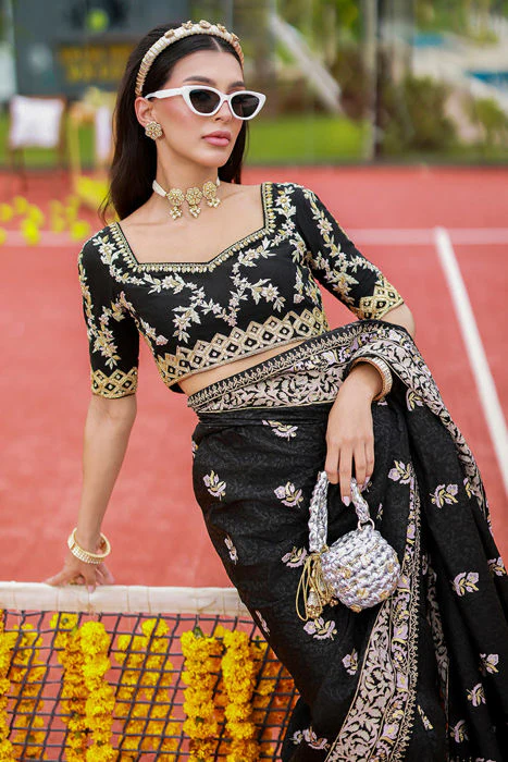 Ansab Jahangir Zareenah Marigold and Gota 2025 - Image 2
