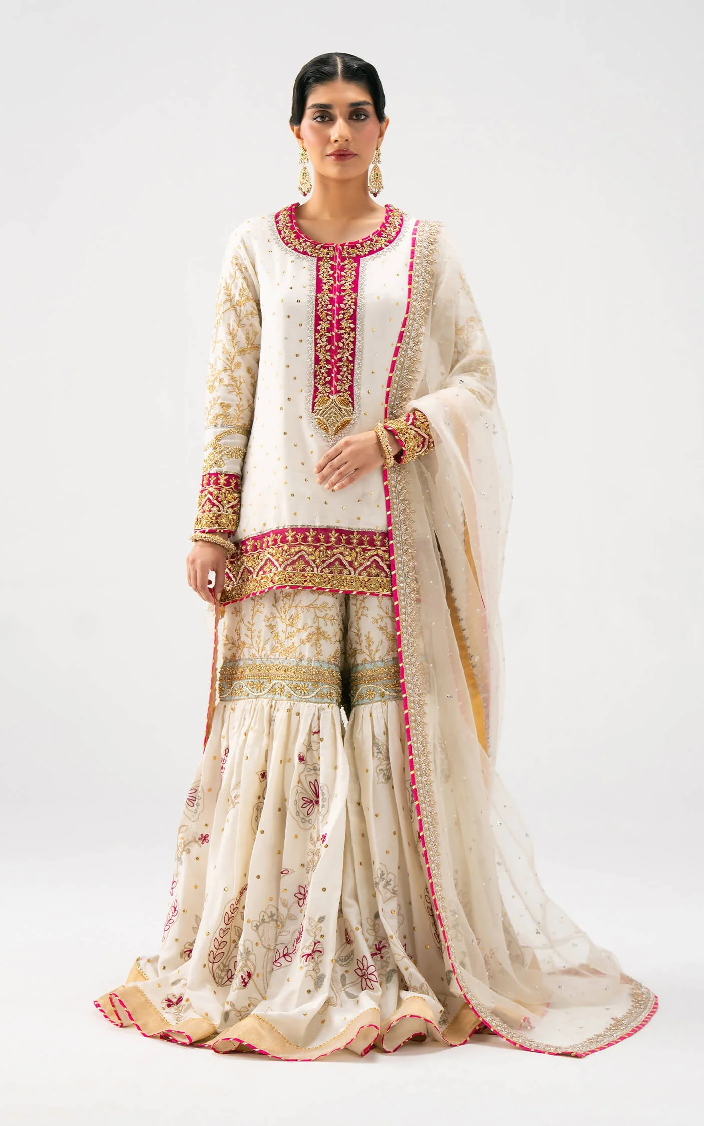 Asifa N Nabeel Ivory Radiance Lyle Luxury Formals 2025