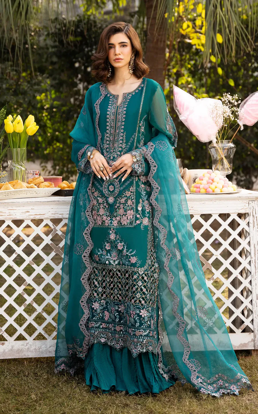 Asifa N Nabeel Meher-(SEF25-01) Sunehri Eid Festive Collection 2025