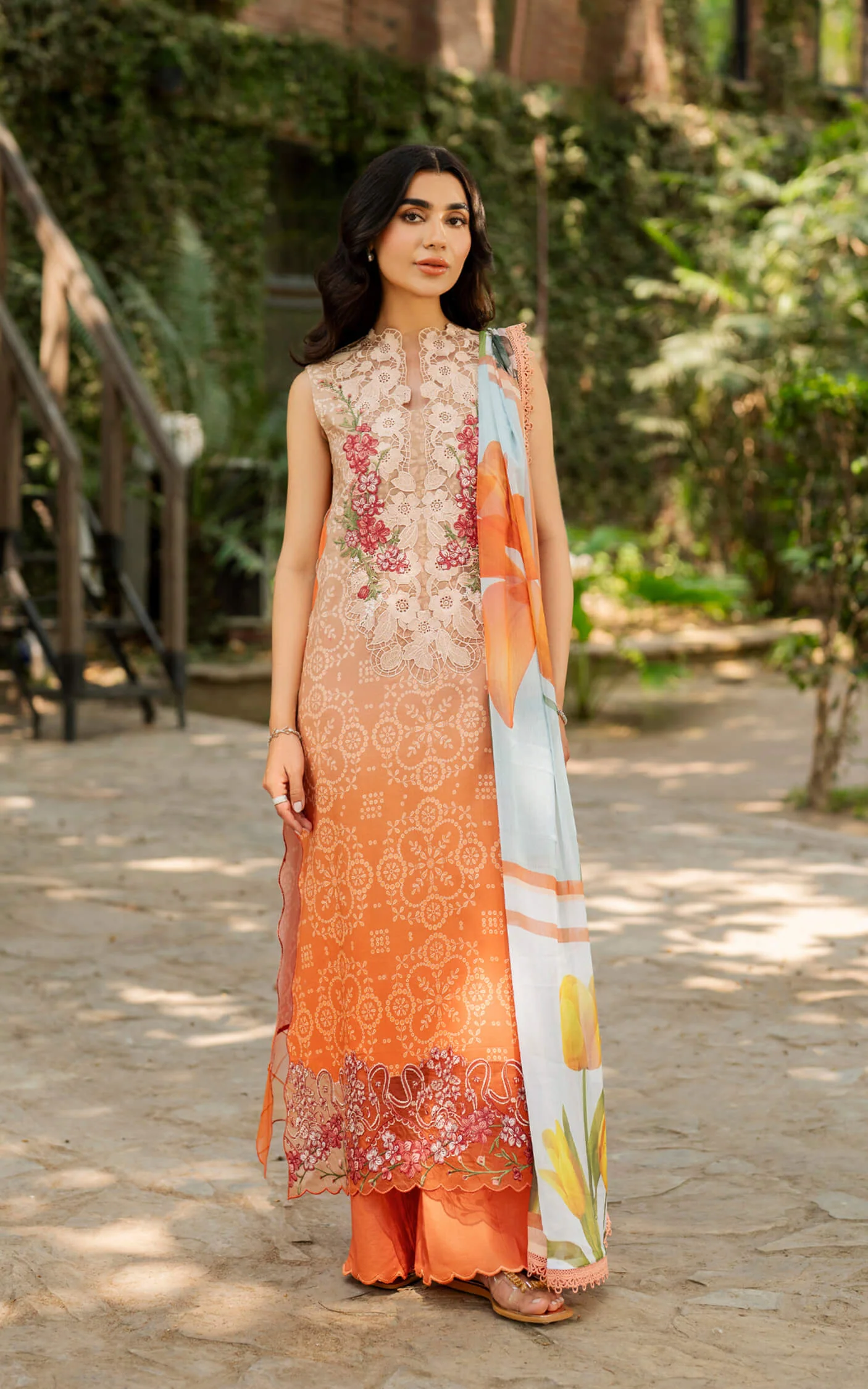 Asifa N Nabeel Peach Sorbet MSSL-02 Meraki Summer 2026