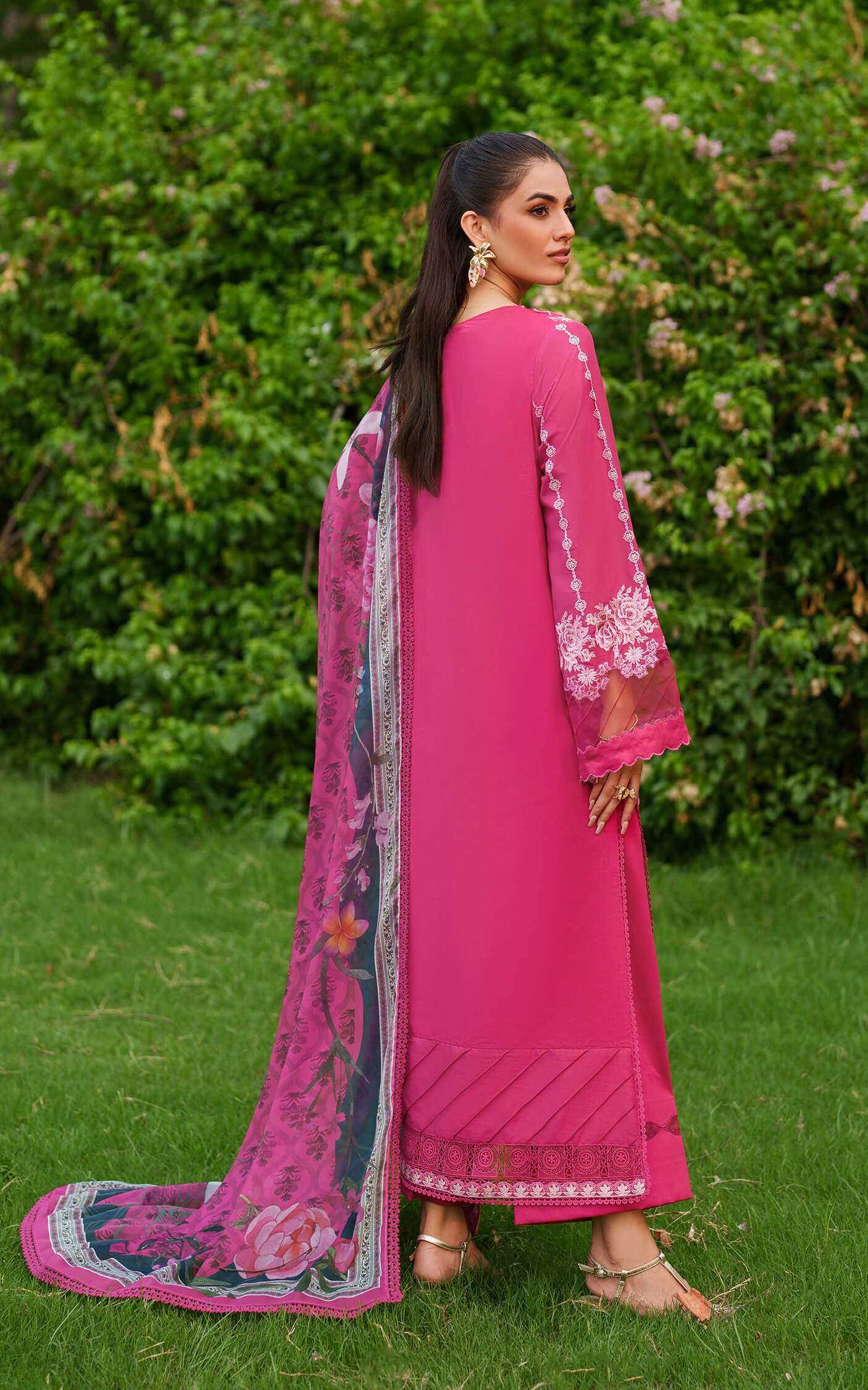 Asifa N Nabeel Pink Reverie ECU25-06 Eden Cambric 2025 - Image 2