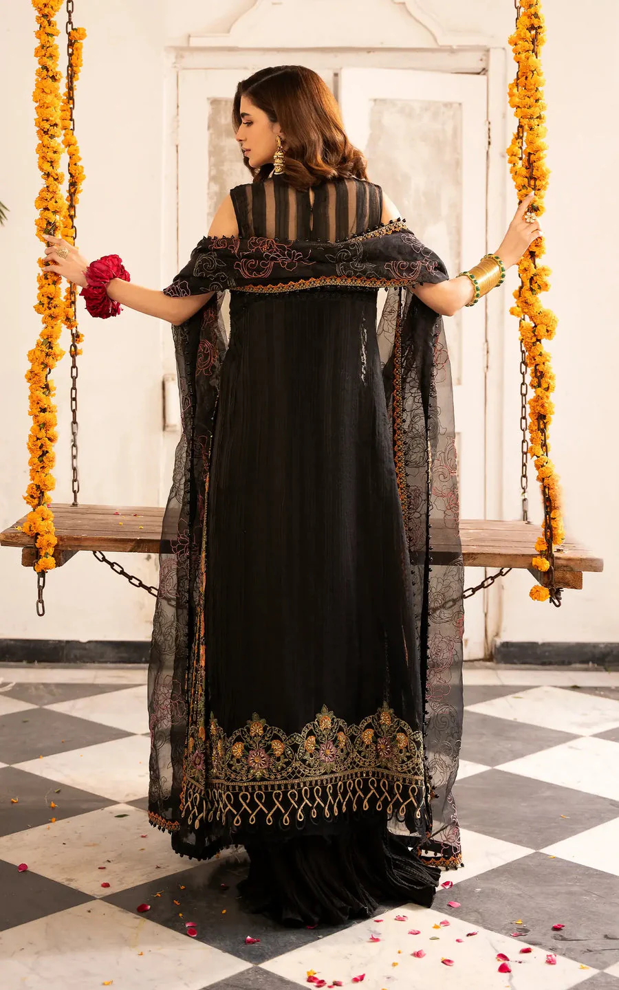 Asifa N Nabeel Sitara-(SEF25-03) Sunehri Eid Festive Collection 2025 - Image 2